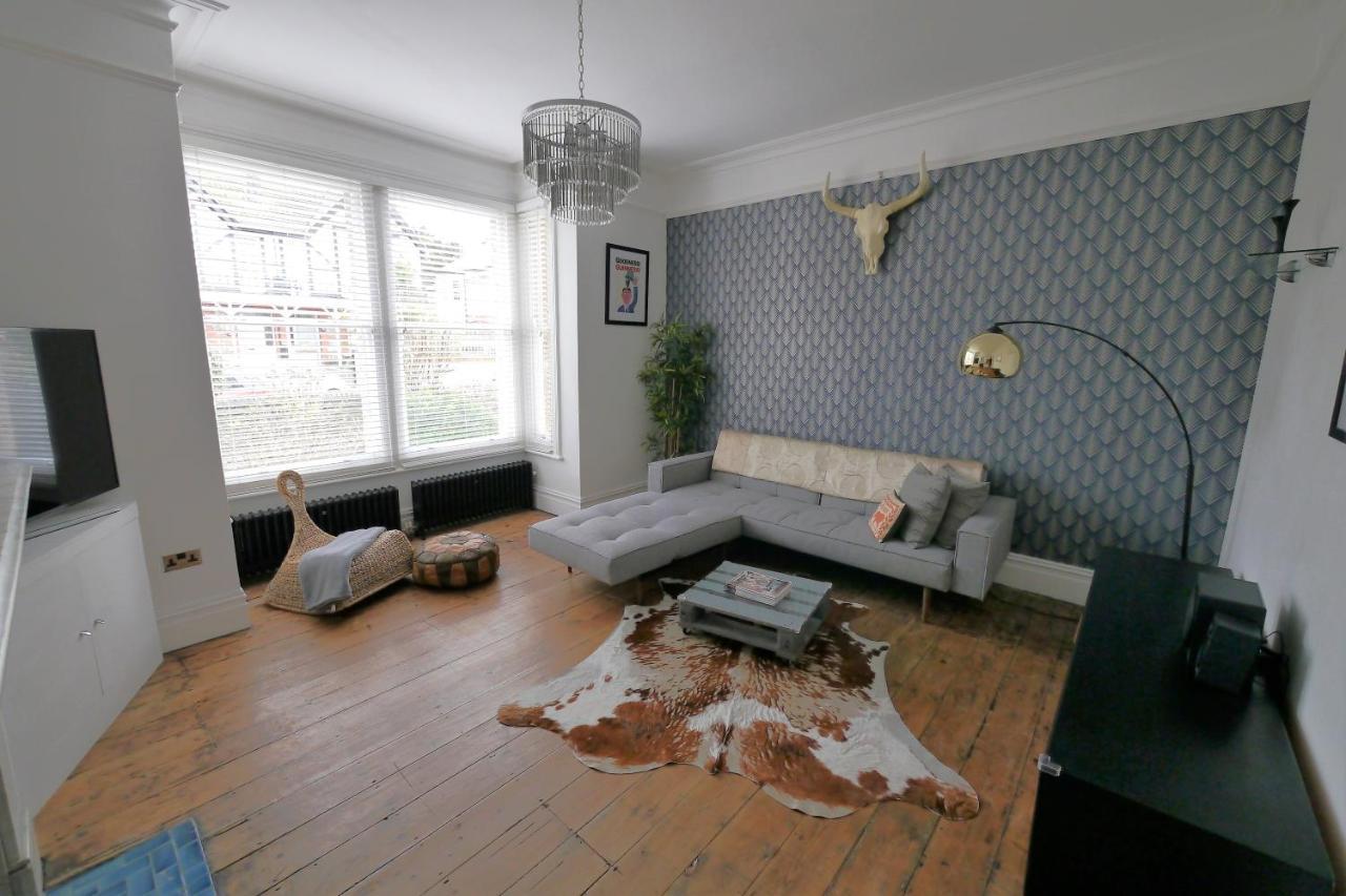 Quirky Spacious Ground Floor Victorian Garden Flat رذينج المظهر الخارجي الصورة